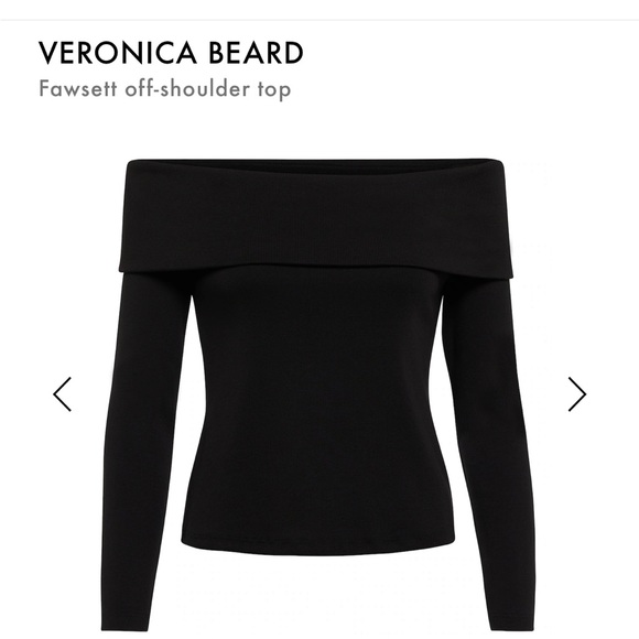 Veronica Beard NWT Fawsett Off-Shoulder Top - Picture 5 of 6